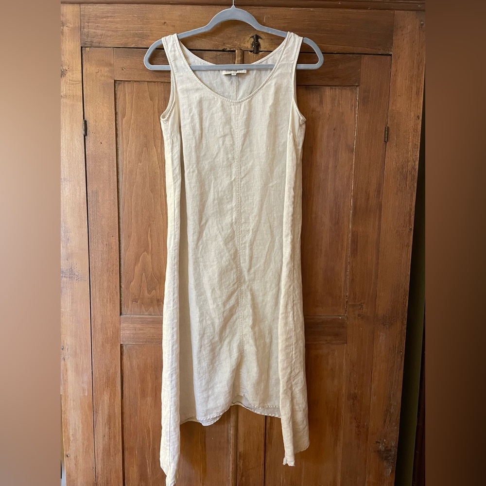 Jones New York Cream Linen Dress